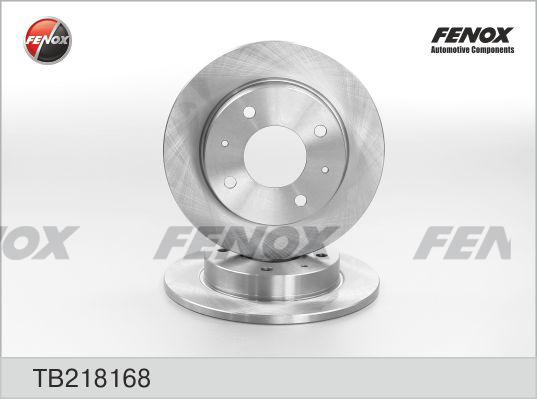 Fenox TB218168 - Тормозной диск autospares.lv