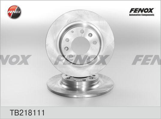 Fenox TB218111 - Тормозной диск autospares.lv