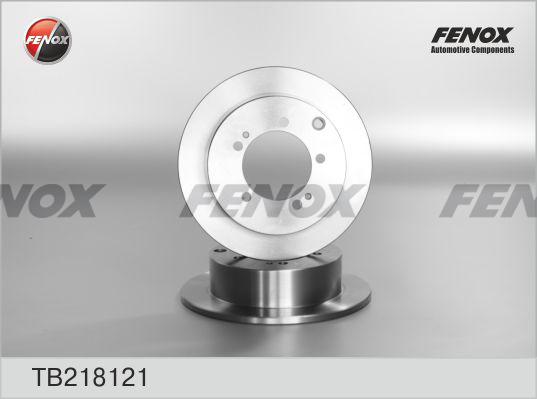 Fenox TB218121 - Тормозной диск autospares.lv