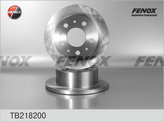 Fenox TB218200 - Тормозной диск autospares.lv
