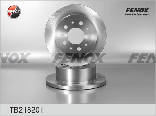 Fenox TB218201 - Тормозной диск autospares.lv