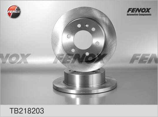 Fenox TB218203 - Тормозной диск autospares.lv