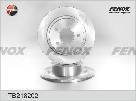 Fenox TB218202 - Тормозной диск autospares.lv