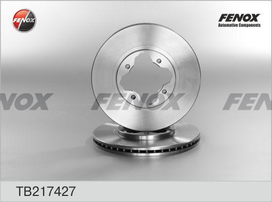 Fenox TB217427 - Тормозной диск autospares.lv