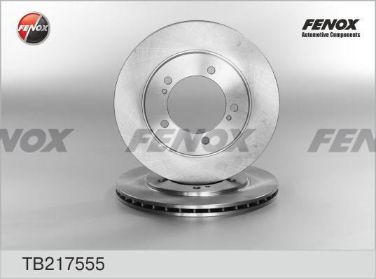 Fenox TB217555 - Тормозной диск autospares.lv