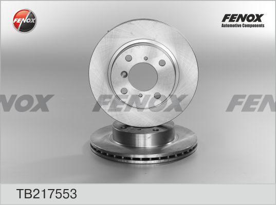 Fenox TB217553 - Тормозной диск autospares.lv