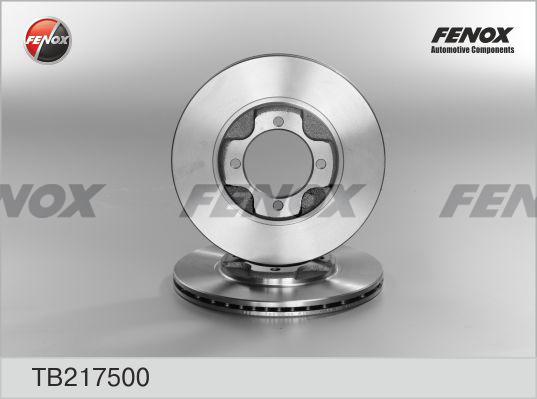 Fenox TB217500 - Тормозной диск autospares.lv