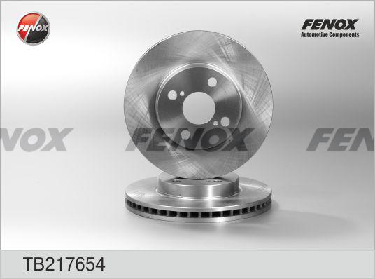 Fenox TB217654 - Тормозной диск autospares.lv