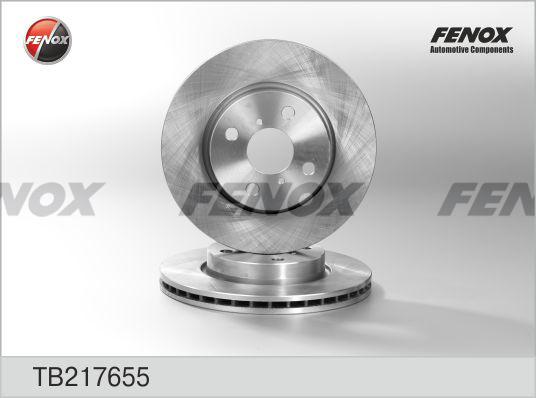 Fenox TB217655 - Тормозной диск autospares.lv