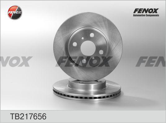 Fenox TB217656 - Тормозной диск autospares.lv