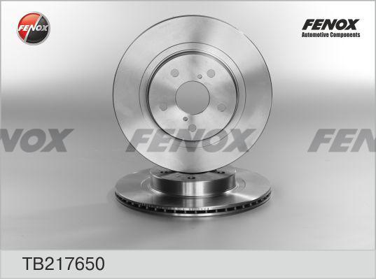 Fenox TB217650 - Тормозной диск autospares.lv