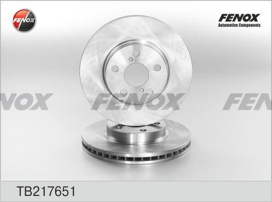 Fenox TB217651 - Тормозной диск autospares.lv