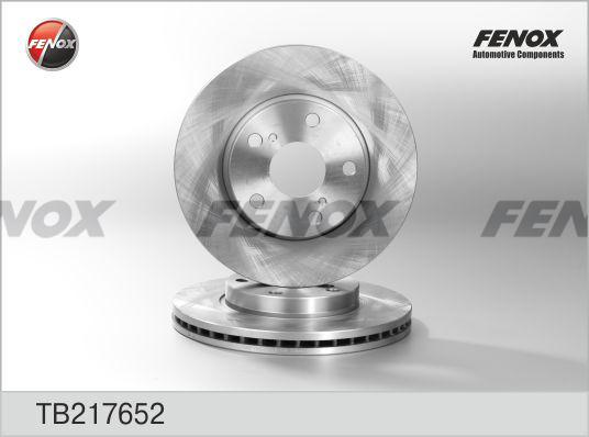 Fenox TB217652 - Тормозной диск autospares.lv