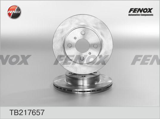 Fenox TB217657 - Тормозной диск autospares.lv