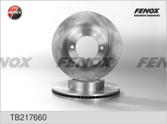 Fenox TB217660 - Тормозной диск autospares.lv