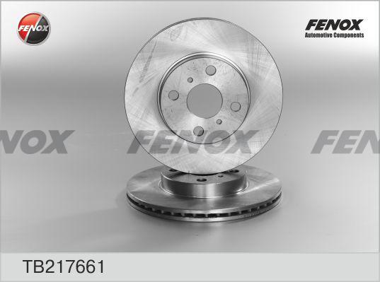 Fenox TB217661 - Тормозной диск autospares.lv