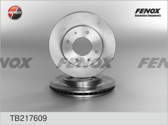 Fenox TB217609 - Тормозной диск autospares.lv