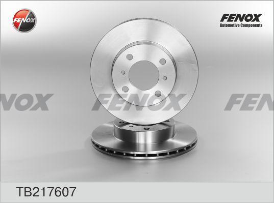 Fenox TB217607 - Тормозной диск autospares.lv