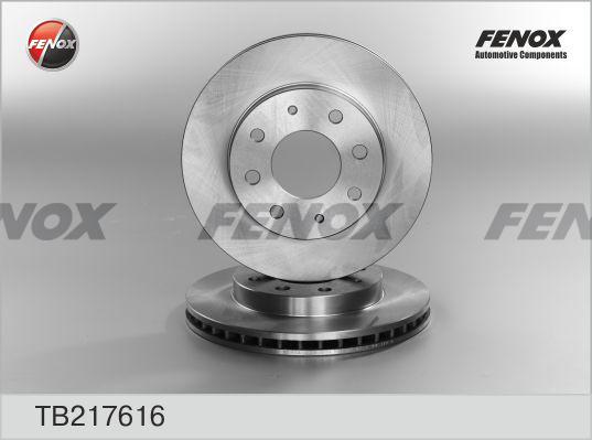 Fenox TB217616 - Тормозной диск autospares.lv