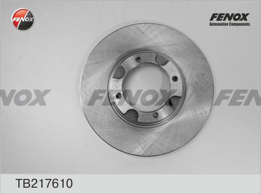 Fenox TB217610 - Тормозной диск autospares.lv