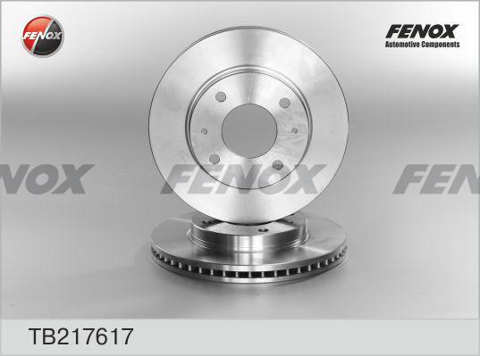 Fenox TB217617 - Тормозной диск autospares.lv