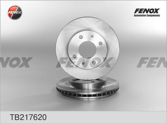 Fenox TB217620 - Тормозной диск autospares.lv