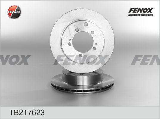 Fenox TB217623 - Тормозной диск autospares.lv