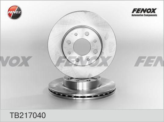 Fenox TB217040 - Тормозной диск autospares.lv
