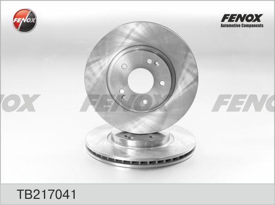 Fenox TB217041 - Тормозной диск autospares.lv