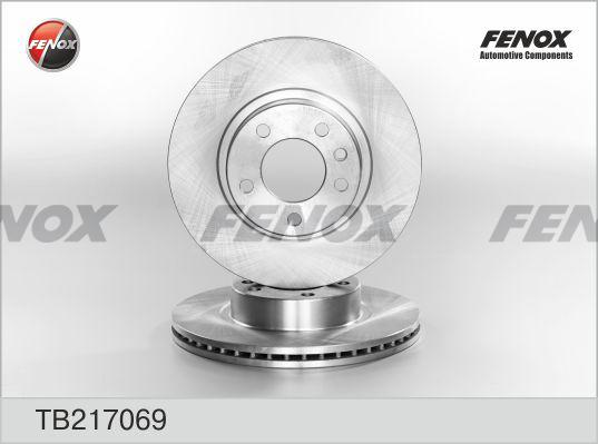 Fenox TB217069 - Тормозной диск autospares.lv