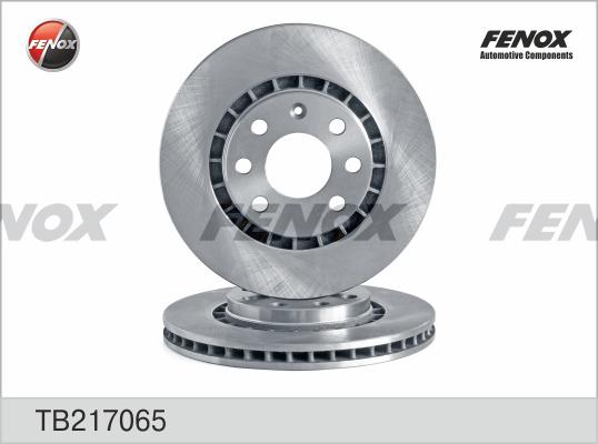 Fenox TB217065 - Тормозной диск autospares.lv