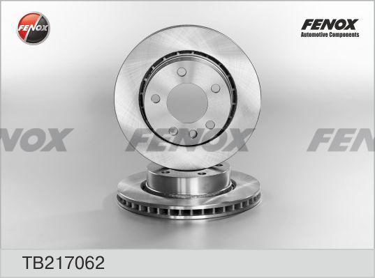 Fenox TB217062 - Тормозной диск autospares.lv