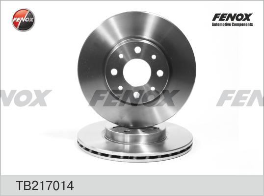Fenox TB217014 - Тормозной диск autospares.lv