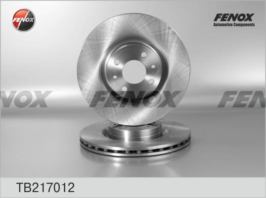 Fenox TB217012 - Тормозной диск autospares.lv