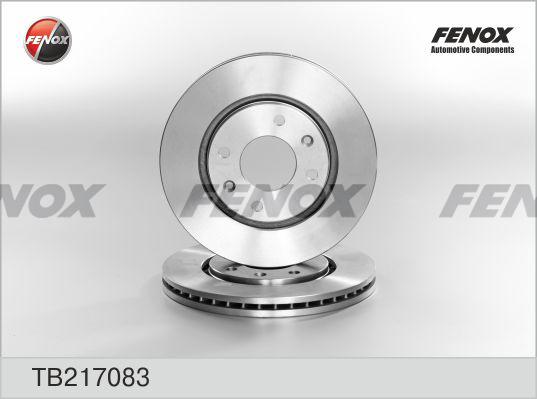 Fenox TB217083 - Тормозной диск autospares.lv