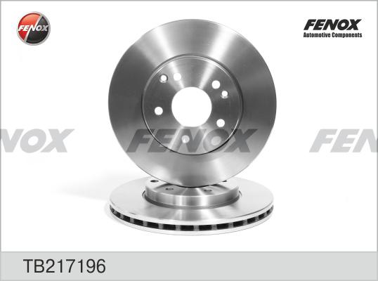 Fenox TB217196 - Тормозной диск autospares.lv