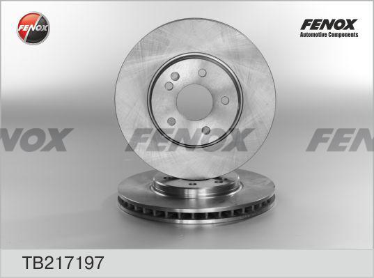 Fenox TB217197 - Тормозной диск autospares.lv