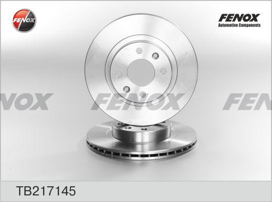 Fenox TB217145 - Тормозной диск autospares.lv