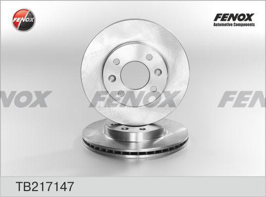 Fenox TB217147 - Тормозной диск autospares.lv