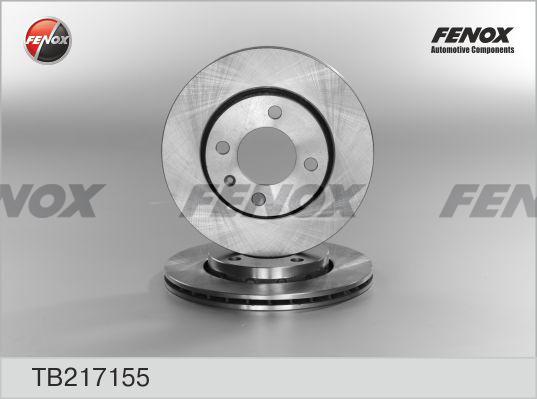 Fenox TB217155 - Тормозной диск autospares.lv