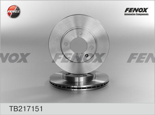 Fenox TB217151 - Тормозной диск autospares.lv