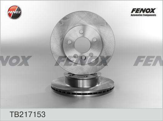 Fenox TB217153 - Тормозной диск autospares.lv