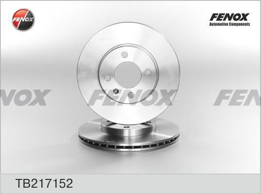 Fenox TB217152 - Тормозной диск autospares.lv
