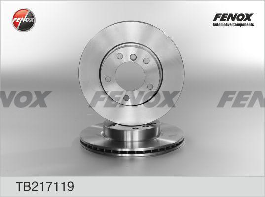 Fenox TB217119 - Тормозной диск autospares.lv