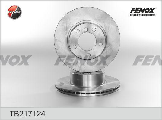 Fenox TB217124 - Тормозной диск autospares.lv