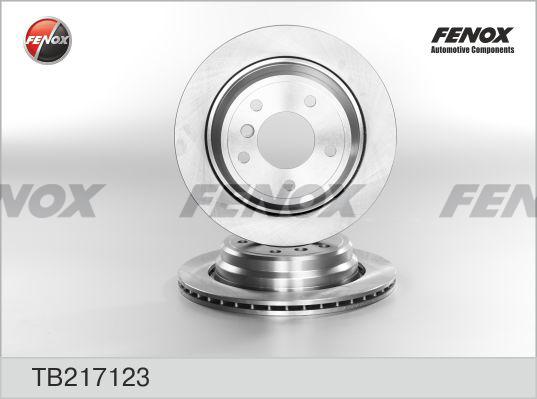 Fenox TB217123 - Тормозной диск autospares.lv