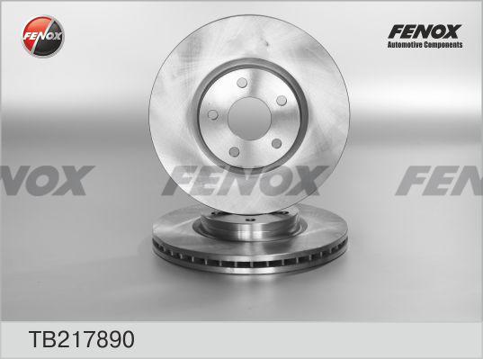 Fenox TB217890 - Тормозной диск autospares.lv