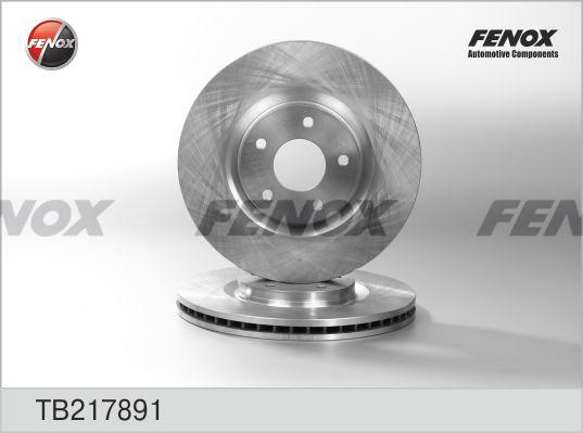 Fenox TB217891 - Тормозной диск autospares.lv