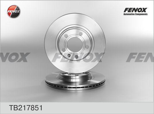 Fenox TB217851 - Тормозной диск autospares.lv