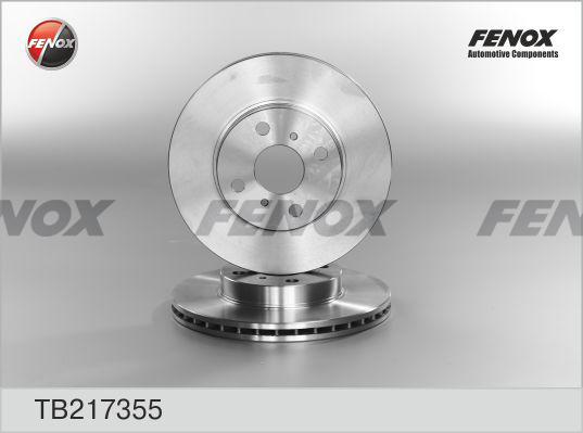 Fenox TB217355 - Тормозной диск autospares.lv